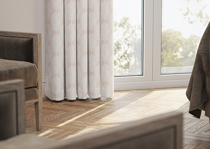 Gentle Palm, Natural - Made to Measure Curtains - Image 5